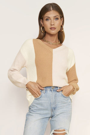 Cara Colorblock Sweater