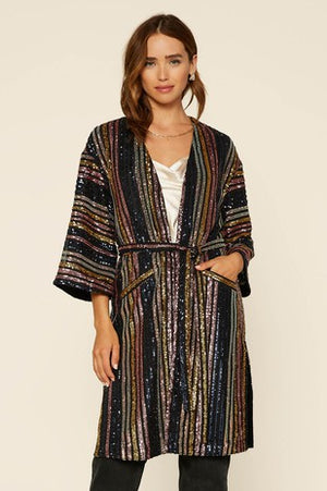 Open image in slideshow, Chloe Sequin Kimono
