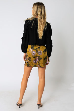 Priyanka Olive Skirt