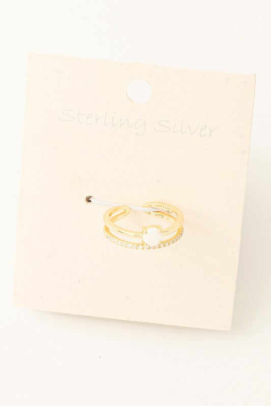 Charlotte Sterling Silver Ring