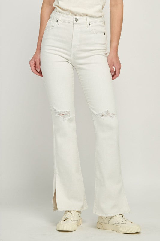 Amara Side Slit Jeans