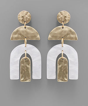 Open image in slideshow, Lexie Geometric Arch Earrings
