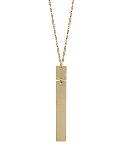 Everly Double Bar Necklace