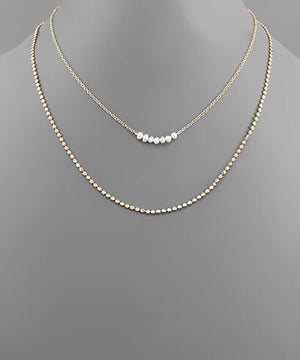 Open image in slideshow, Katarina Freshwater Pearl Necklace
