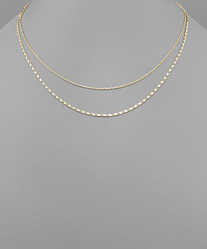 Open image in slideshow, Adela Layered Chain Necklace
