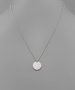 Open image in slideshow, Maria Disk Necklace
