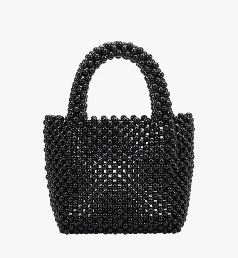 Amelia Beaded Top Handle Bag