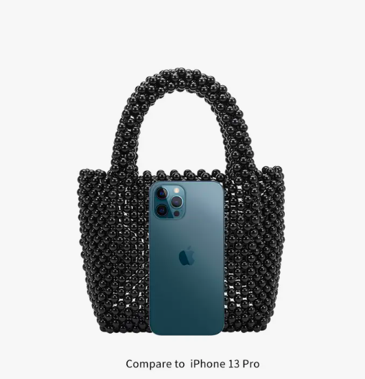 Amelia Beaded Top Handle Bag