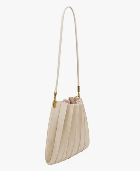 Carrie Vegan Leather Pleated Bag