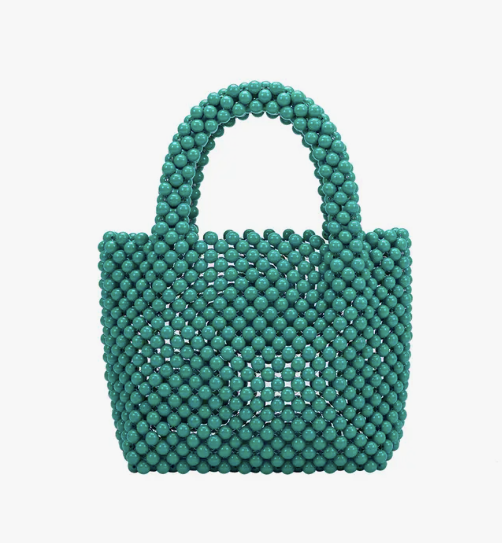 Amelia Beaded Top Handle Bag