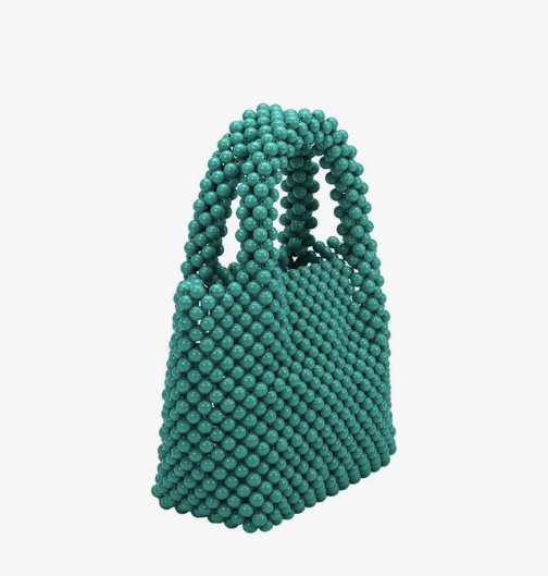 Amelia Beaded Top Handle Bag